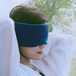 Full-Coverage Light-Blocking Large Silk Eye Mask factory china 3